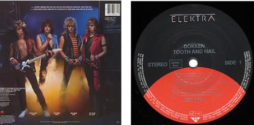 Dokken Tooth And Nail German vinyl LP album (LP record) (277517)